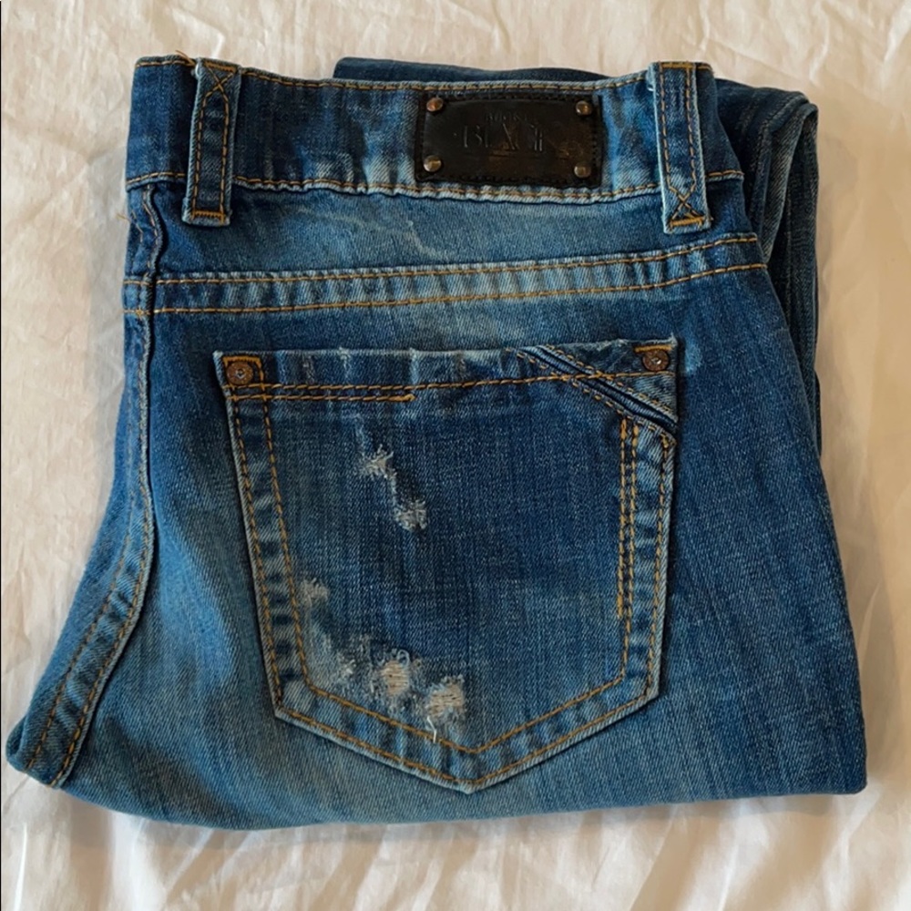 Buckle black jeans